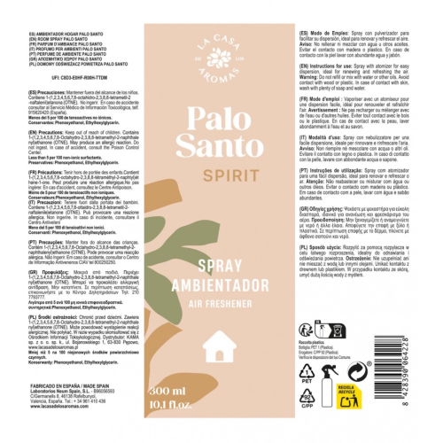La Casa de los Aromas - Lufterfrischer-Spray - Palo Santo