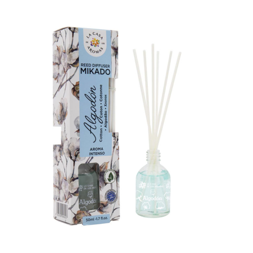 La Casa de los Aromas - Mikado Air Freshener 50ml - Baumwolle