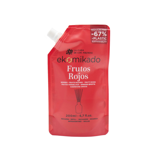 La Casa de los Aromas - Mikado Lufterfrischer-Nachfüllpackung 200ml - Rote Früchte