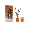 La Casa de los Aromas - *Weihnachten* - Set Mikado + Kerze - Magic Wishes