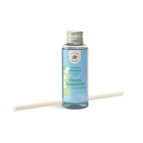 La Casa de los Aromas – Mikado Lufterfrischer-Nachfüllpackung 100 ml – Wasserblumen