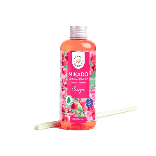 La Casa de los Aromas – Mikado Lufterfrischer-Nachfüllpackung 250 ml – Wildkirsche