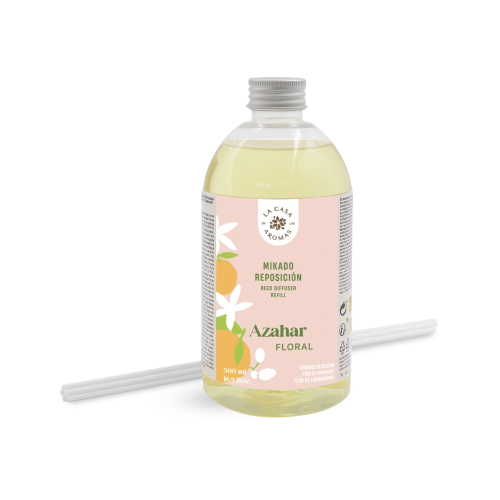 La Casa de los Aromas – Mikado Lufterfrischer-Nachfüllpackung 500 ml – Orangenblüte