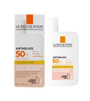 La Roche-Posay - Sonnenschutz für das Gesicht Color Fluid Anthelios - SPF50 +