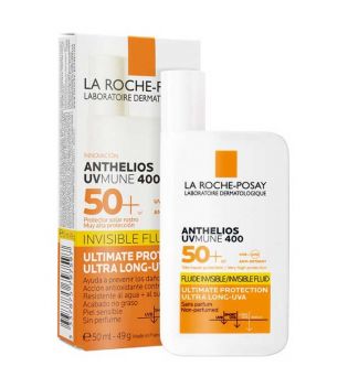 La Roche-Posay - Sonnenschutz für das Gesicht Invisible Fluid Anthelios - SPF50+