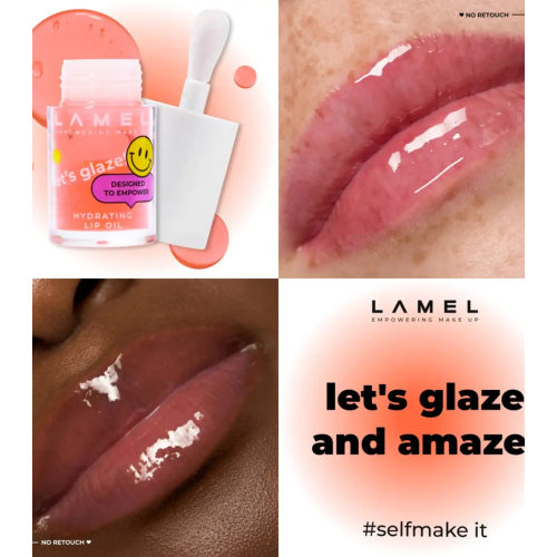 Lamel - Lippenöl Let's Glaze - 402: Strawberry jam