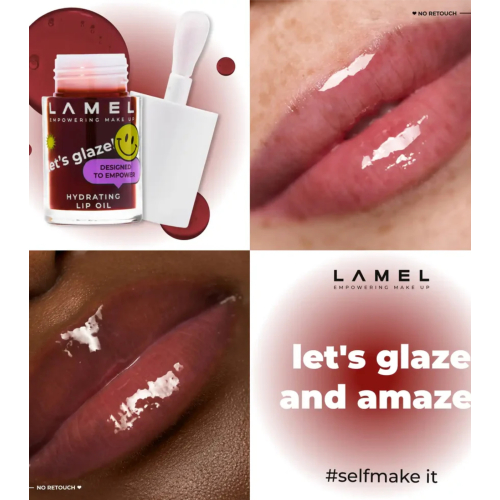 Lamel - Lippenöl  Let's Glaze - 404: Schokolade cookies