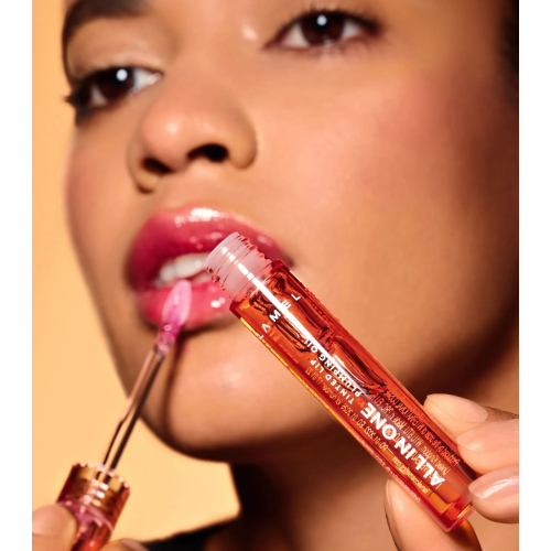 Lamel - Volumengebendes Lippenöl All in One - 401: Peach