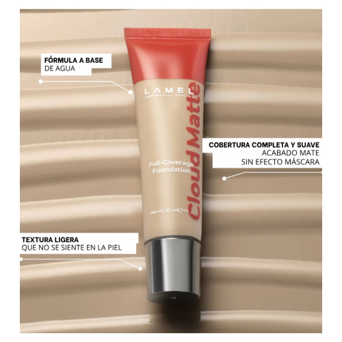 Lamel - Cloud Matte Foundation - 06N: Honey