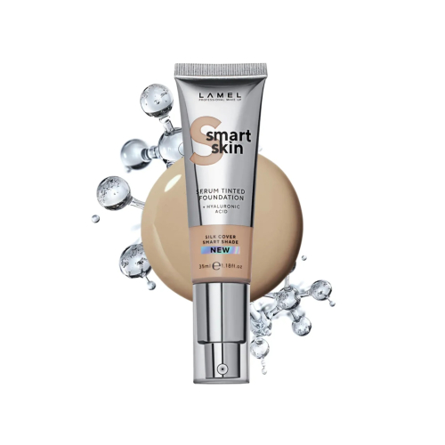Lamel - Make-up-Basis Smart Skin Serum Tinted Foundation - 404: Latte