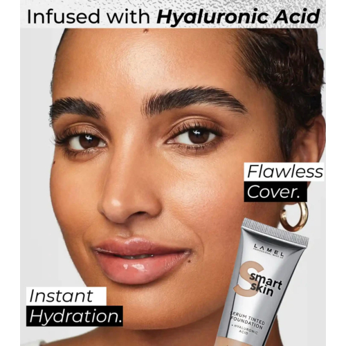 Lamel - Make-up-Basis Smart Skin Serum Tinted Foundation - 404: Latte