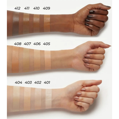 Lamel - Make-up-Basis Smart Skin Serum Tinted Foundation - 404: Latte