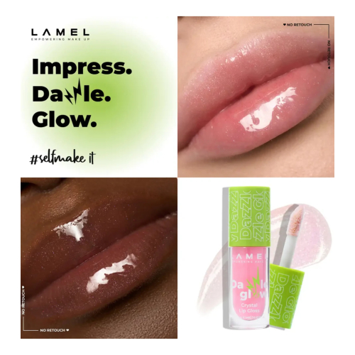 Lamel - Lipgloss Dazzle Glow - 405: Cotton Candy