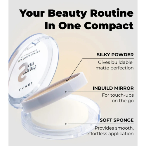 Lamel - Kompaktpuder Smart Skin - 401: Porcelain