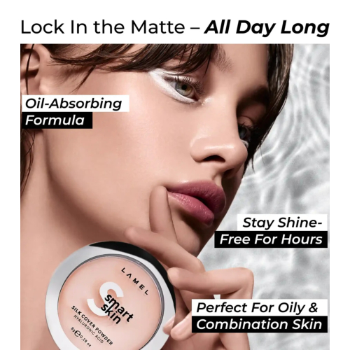 Lamel - Kompaktpuder Smart Skin - 405: Tan Beige