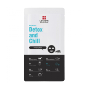Leaders Insolution – Stoff-Gesichtsmaske mit Vulkanasche und Niacinamid Detox and Chill