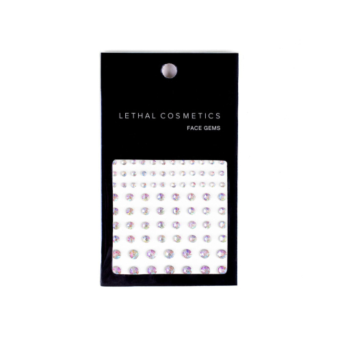 Lethal Cosmetics – Selbstklebender Gesichtsschmuck Face Gems - Opals
