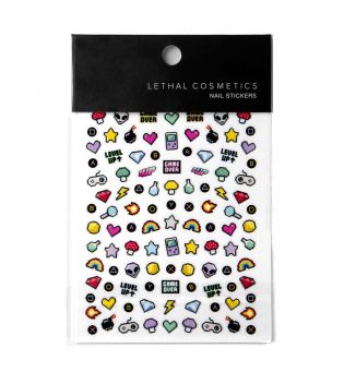 Lethal Cosmetics  – Nagelaufkleber 2UP Nail Stickers
