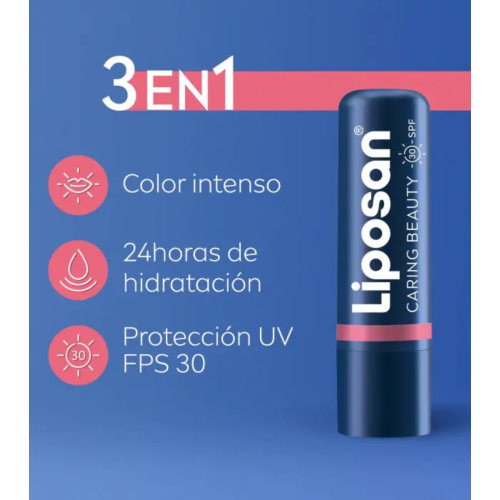 Liposan – Getönter Lippen- und Wangenbalsam Caring Beauty - Nude Pink