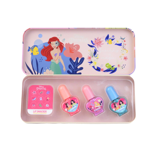 LipSmacker - *Disney Princess* – Nagellack-Maniküre-Etui – Ariel und Tiana