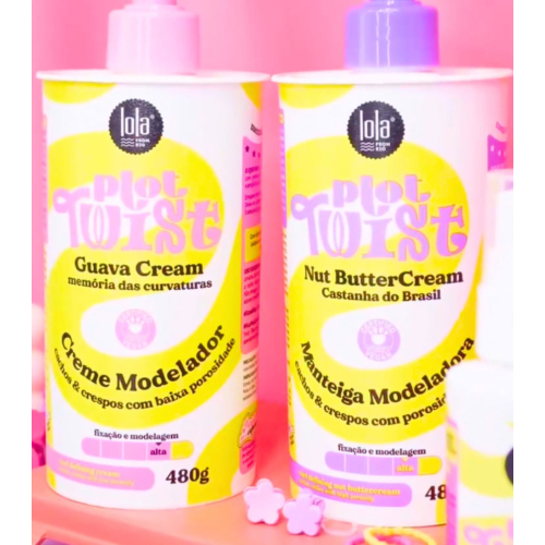 Lola Cosmetics - *Plot Twist* - Lockenformende Stylingcreme 480 g - Guavencreme