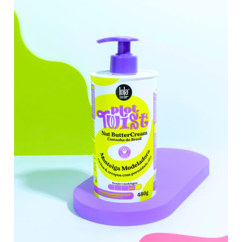 Lola Cosmetics – *Plot Twist* – Lockenformende Stylingcreme 480 g – Paranuss