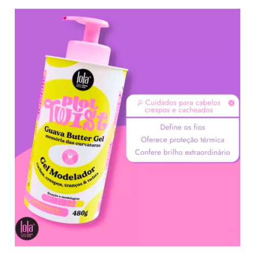 Lola Cosmetics - *Plot Twist* - Locken-Modelliergel 480 g - Guavencreme