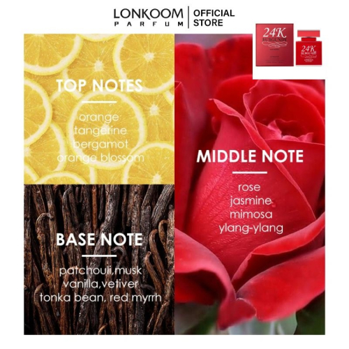 Lonkoom – *24K* - Eau de Parfum - Burgundy
