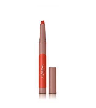 Loreal Paris - Lippenstift Matte Crayon - 110: Caramel Rebel