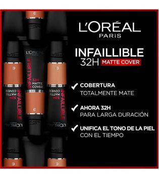 Loreal Paris - Infallible 32H Matte Cover Foundation - 130: Neutraler Unterton