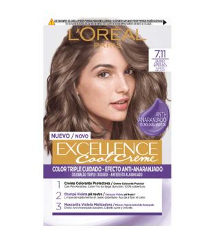 Loreal Paris - Farbe Excellence Cool Creme - 7.11 Intense Ash Blonde