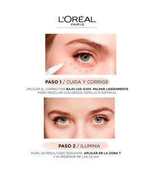 Loreal Paris - Accord Parfait Augencreme in einem Concealer Concealer - 7.5-9D: Golden-Honey