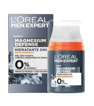 Loreal Paris - Men Expert Magnesium Defense Hypoallergene Feuchtigkeitscreme.