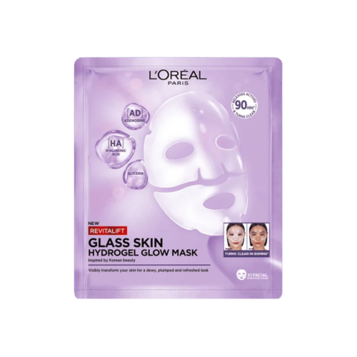 Loreal Paris - Revitalift Glass Skin Hydrogel Illuminating Gesichtsmaske