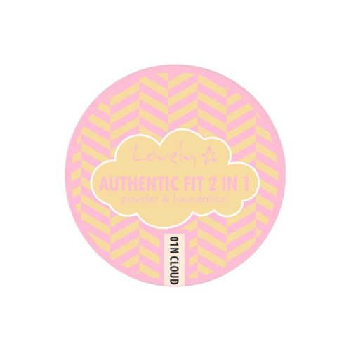 Lovely – 2-in-1-Puder-Foundation Authentic Fit - 01N Cloud