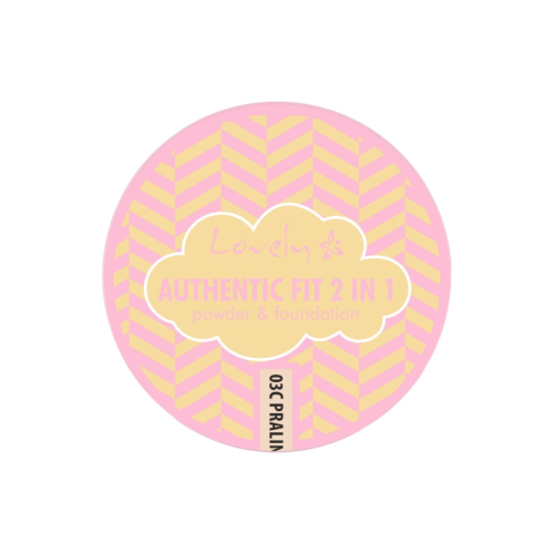 Lovely – 2-in-1-Puder-Foundation Authentic Fit - 03C Praline
