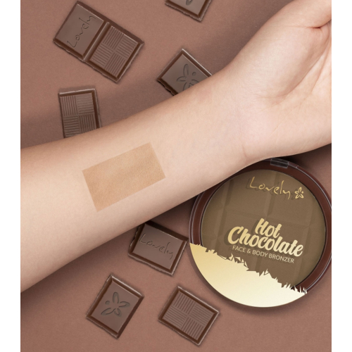 Lovely - *Cozy Feeling* – Puderbronzer für Gesicht und Körper Hot Chocolate