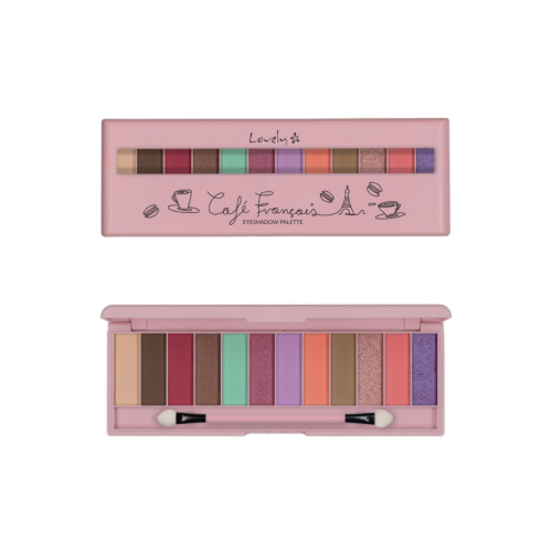 Lovely – Lidschatten-Palette Café français