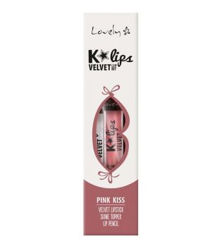 Lovely - Lippenset K\'Lips Velvet - 03: Pink Kiss