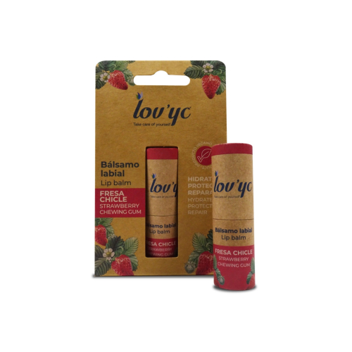 Lovyc – Erdbeer-Bubblegum-Lippenbalsam