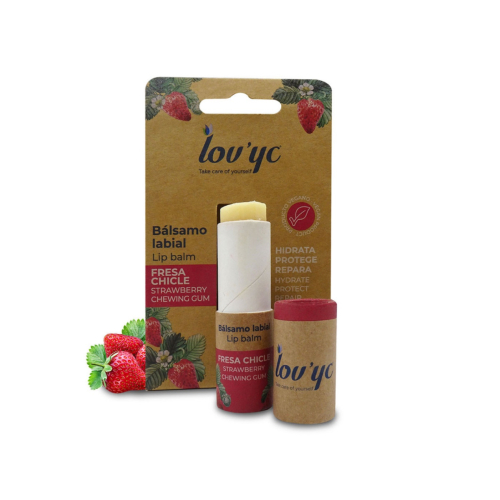 Lovyc – Erdbeer-Bubblegum-Lippenbalsam