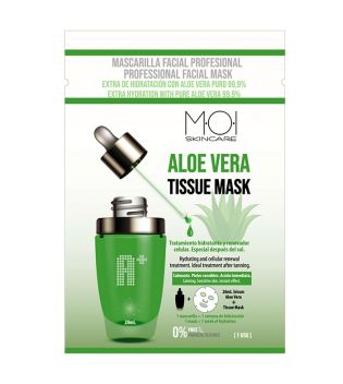 M.O.I. Skincare - Professionelle Gesichtsmaske - Aloe vera pur