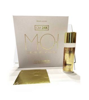M.O.I Skincare - Gesichtsbehandlung mit Goldfolien Gold Mask 24K Luxury