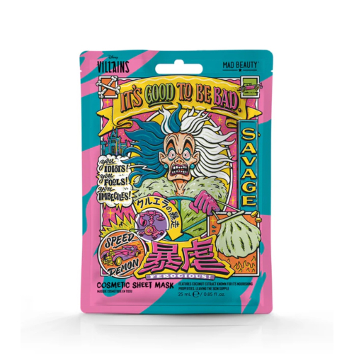Mad Beauty – Gesichtsmaske Disney Villains – Cruella: It´s Good To Be Bad
