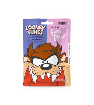 Mad Beauty - *Looney Tunes* - Feuchtigkeitsspendende Gesichtsmaske Taz - Coco