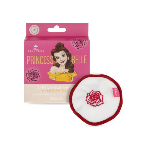 Mad Beauty - *Pure Princess* - 3 wiederverwendbare Make-up-Entferner-Pads - Princess Belle