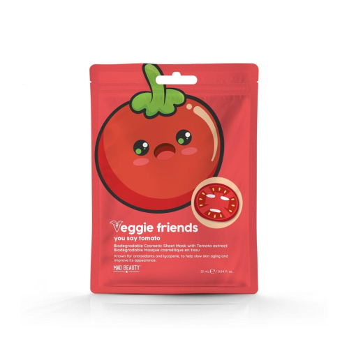 Mad Beauty - *Veggie Friends* – Gesichtsmaske mit Tomatenextrakt – You Say Tomato