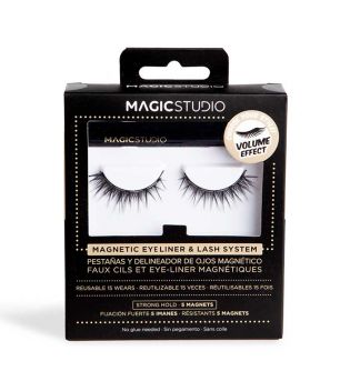 Magic Studio - Magnetische falsche Wimpern + eyeliner - Volume effect