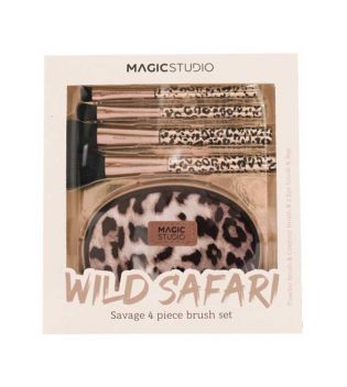 Magic Studio - *Wild Safari* - Set mit 4 Pinseln Savage