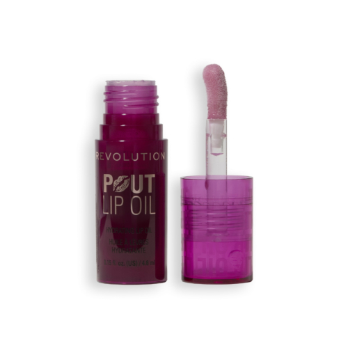 Makeup Revolution - Lippenöl Pout Lip - Bitten Berry